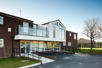 Photo showing the front of Appledore Court