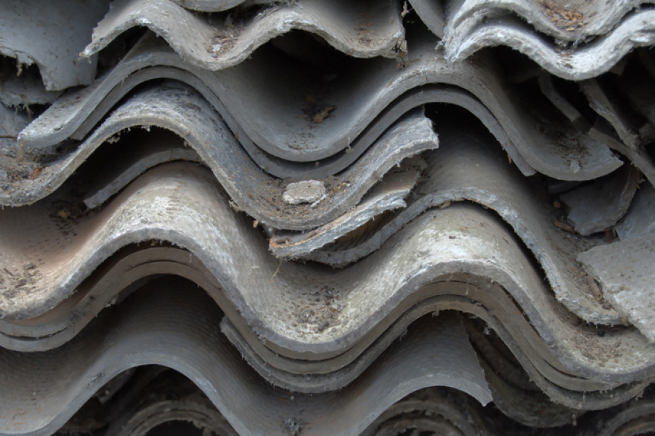 Photo of asbestos