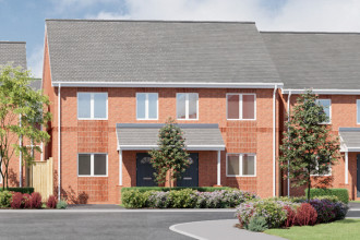 Photo showing a row of houses