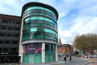 Photo of the outside of the Torus Liverpool office
