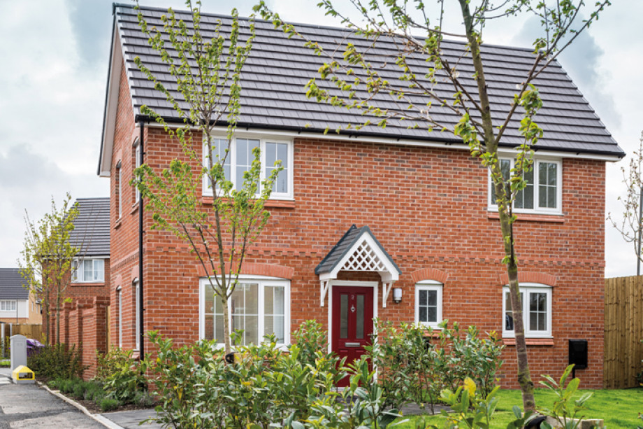 Photo showing a newly built house