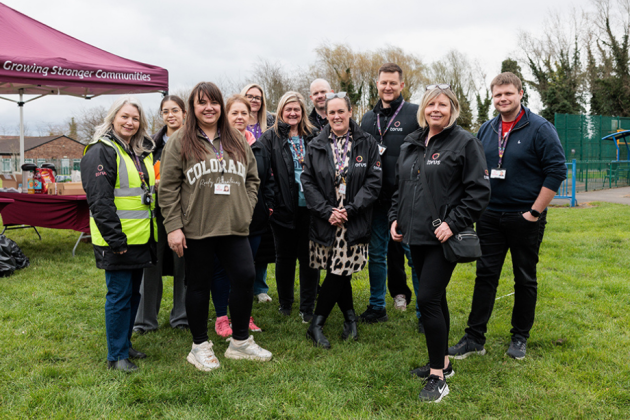 Springing into action in one of our Warrington neighbourhoods