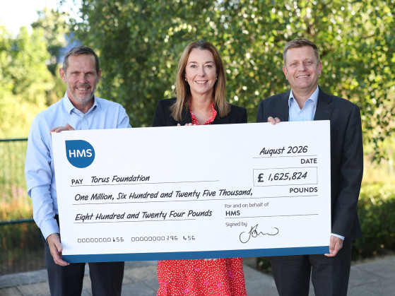 HMS reinvests £1.6 million in Torus Foundation